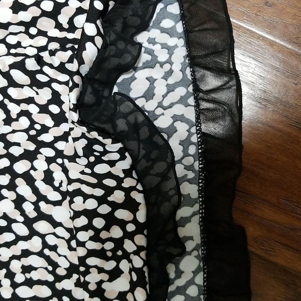 New Jessica Simpson Animal Print Babydoll Sexy Nighty Slip Size Large - Picture 5 of 11